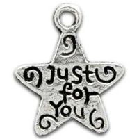 Anhänger Silber-Stern "Just for You"